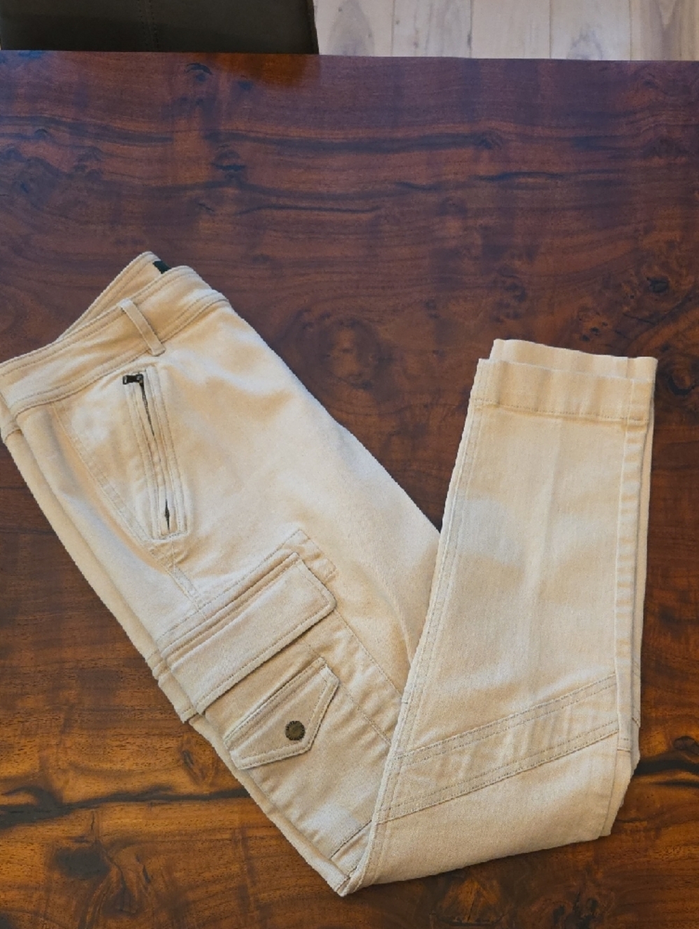 Ralph Lauren 🔥Beige Cargo Jeans🔥sz 10🔥LIKE NEW🔥